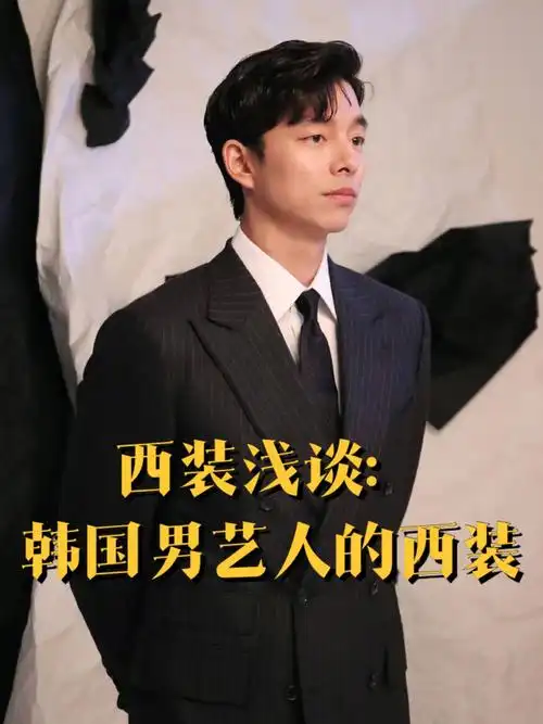 newdrugs谈谈韩国男艺人的西装