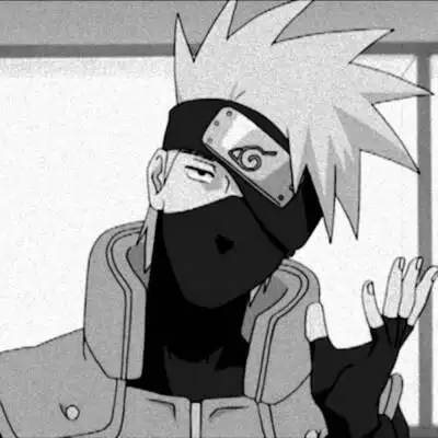 火影忍者 #黑白头像 #卡卡西 #素质拿图