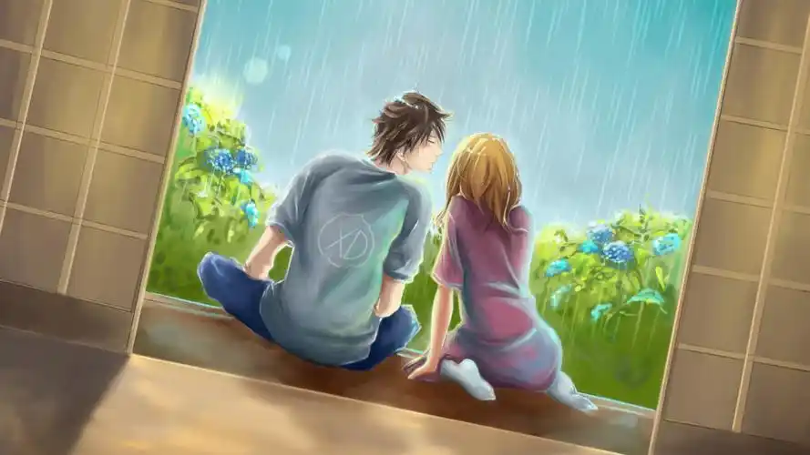 唯美浪漫情侣动漫主题壁纸图片