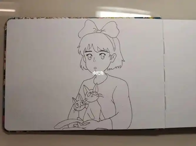 马克笔手绘宫崎骏动漫截图临摹