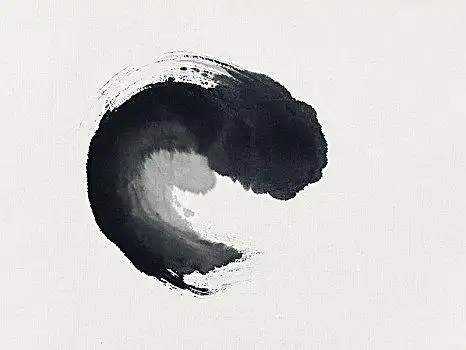 宣纸,墨色,水墨,侵染