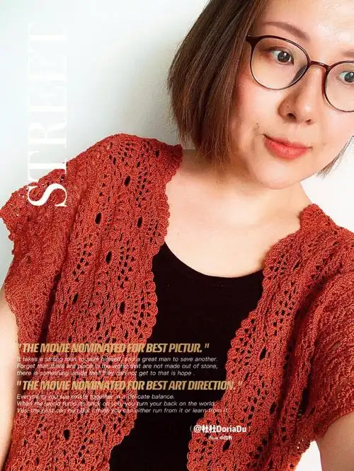 20天又钩了一件大码蕾丝开衫教程指路