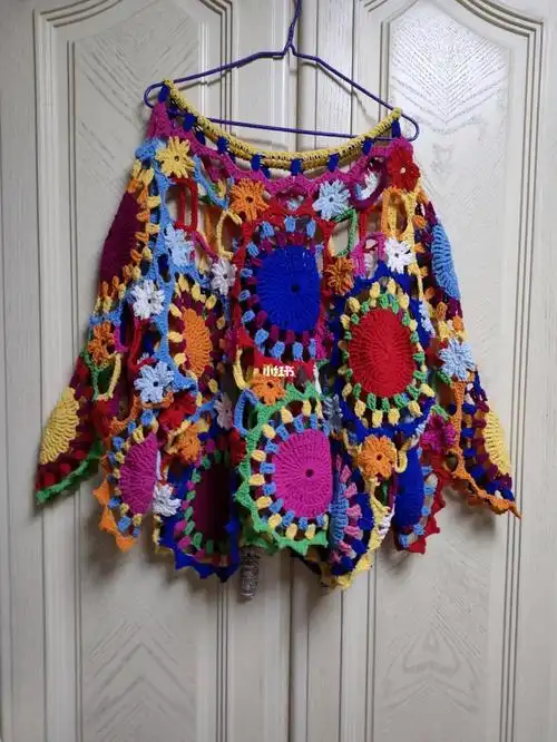 钩针拼花衣