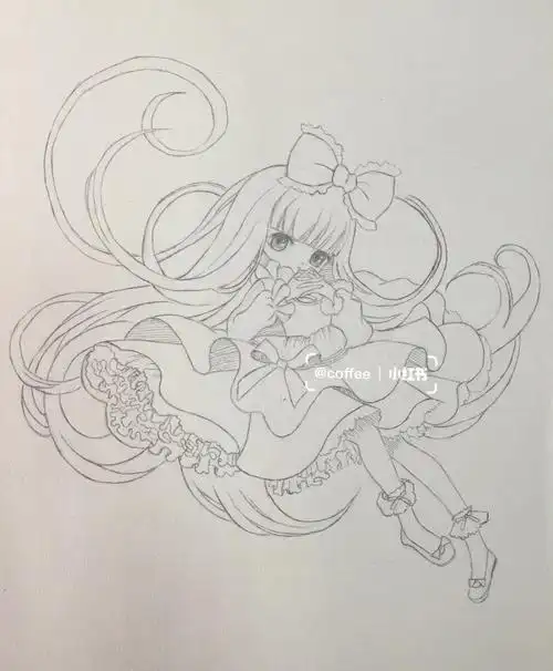 临摹久了会给我一种我画画很好了的错觉,实际上离了原画自己根本不会