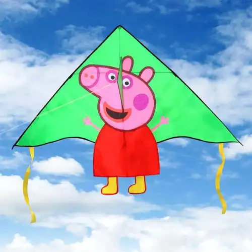 儿童风筝微风易飞小猪佩奇蜘蛛侠超级飞侠可爱卡通潍坊风筝