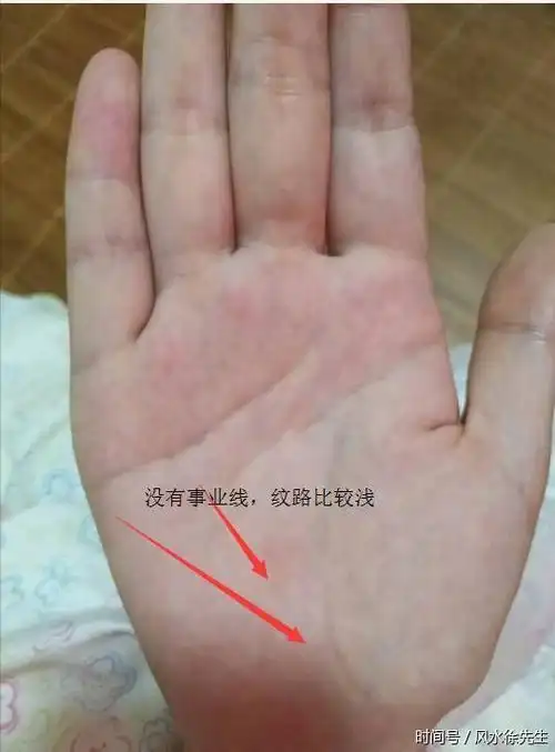 女生手相事业线长好吗玉柱纹即是事业线比较漂亮比较棒的玉柱纹是由