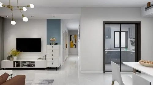 太湖汇景95平三室一厅装修效果图