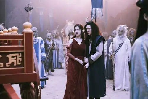 《二代妖精之今生有幸》【独家】电影《二代妖精》高清剧照着红衣,若