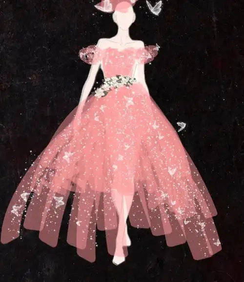 用美图秀秀画婚纱礼服