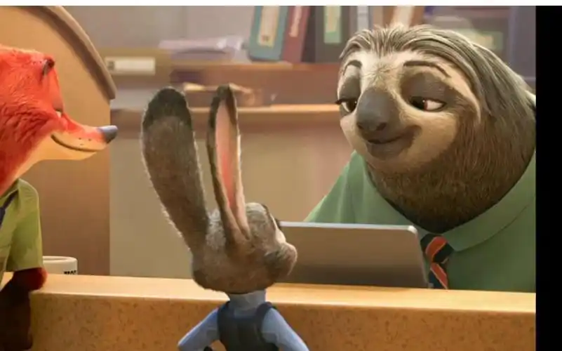 疯狂动物城重庆话版吃个牙刷儿,这树懒够我们笑一年.