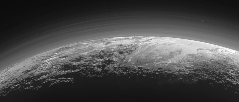 nasa发布"新视野"拍摄冥王星近景图