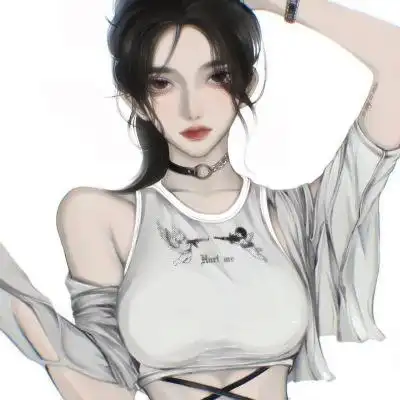 手绘高冷御姐女头像 性感好看的高清帅气撩人高冷动漫女头像图片_女生