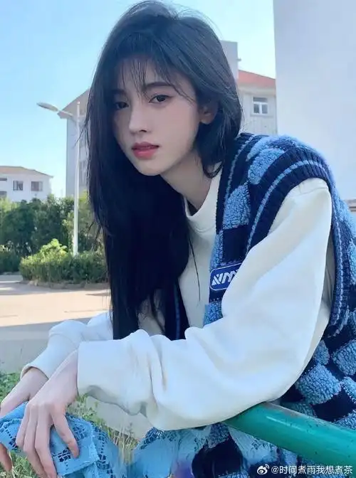 鞠婧祎同款八字刘海