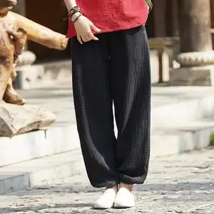 太极服女棉麻透气图片