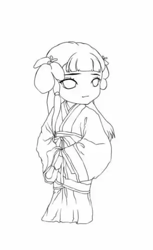 插画/漫画 古风线稿