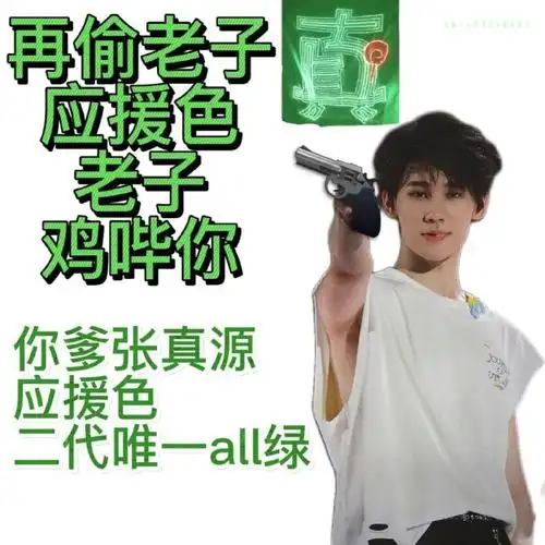 张真源应援色二代唯一all绿##张真源应援色二代唯一all绿##张真源