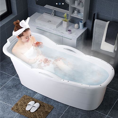 古达泡澡桶大人家用泡澡盆浴缸洗澡桶塑料成人浴盆浴桶全身沐浴桶