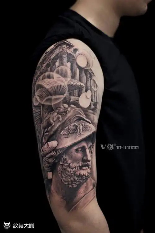 手臂欧美写实纹身图案大全 - 纹身大咖