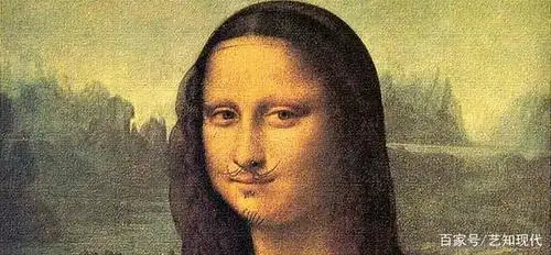 杜尚《带胡须的蒙娜丽莎》