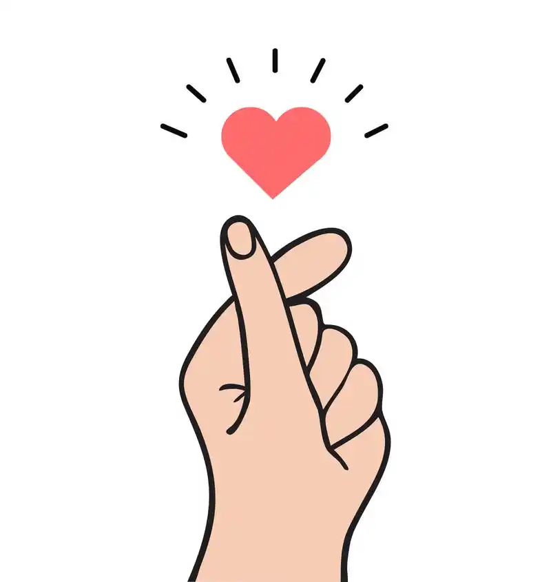 [比心]今天无意,见到一个[比心]手势有六个指头.难道他们是故意为之吗