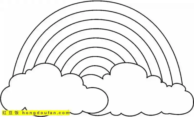 10张不同形态的云朵幼儿卡通简笔画!云朵要如何画?