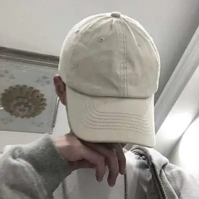 男生冷酷遮脸头像