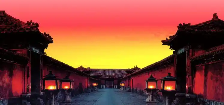 中国风古典建筑背景banner