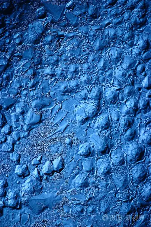 蓝色冰纹理背景