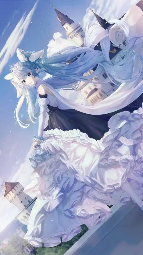 清新动漫美女唯美手机壁纸