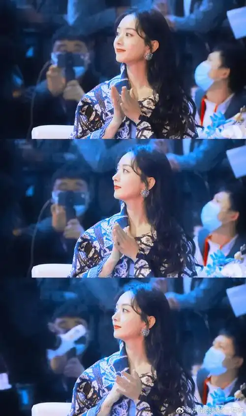 赵丽颖腾讯星光大赏##赵丽颖星光大赏##赵丽颖浅蓝色