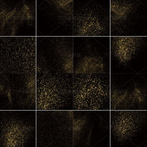 金色亮片闪光金粉矢量设计素材背景 10eps格式