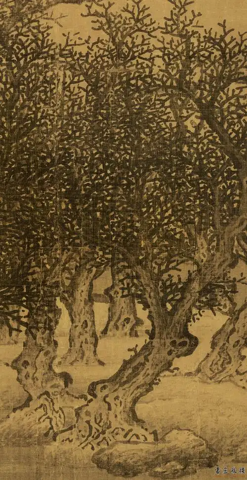 (宋)范宽《雪景寒林图》天津博物馆藏