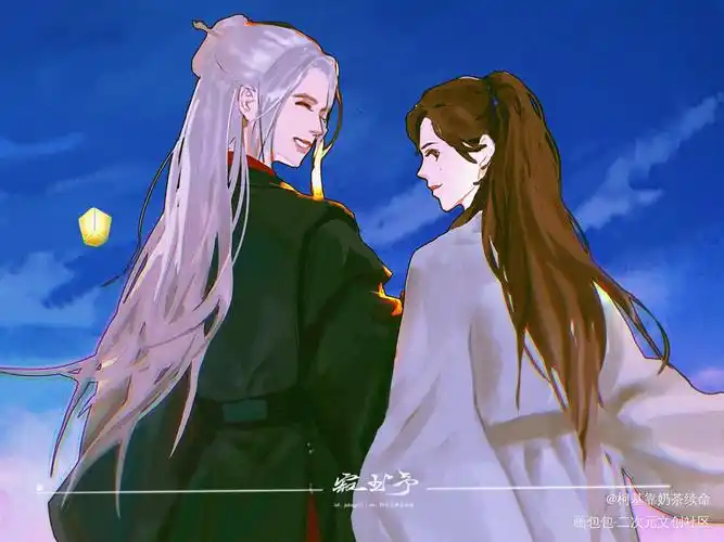 山河令浪浪钉温周剧版温客行周子舒立绘日系七夕线上同人展插画绘画