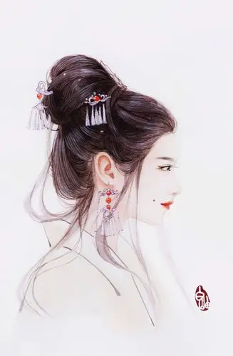 古风美女手绘一组~ (作者:_白岫 67) 67 … - 堆糖,美图壁纸兴趣