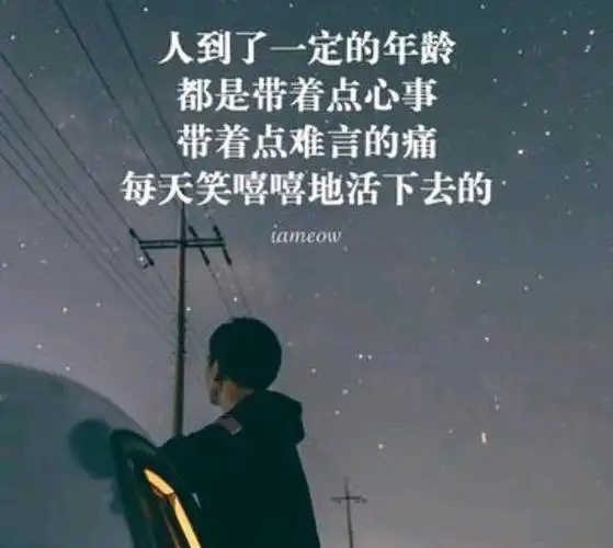 成年人的无奈与心酸