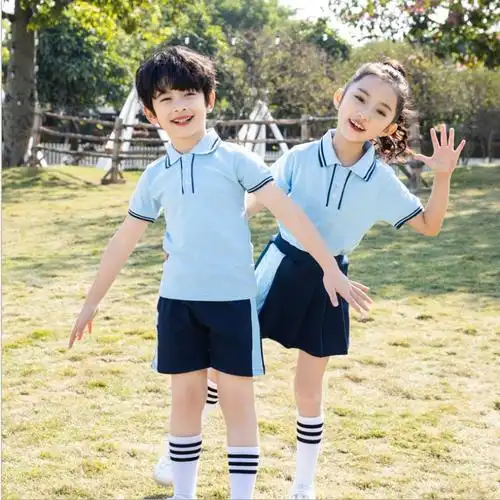 小学生校服夏装套装夏季班服活动运动会表演短袖校服