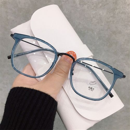 秀智同款近视眼镜女网上可配有度数素颜颜色眼镜框镜架超轻ins风