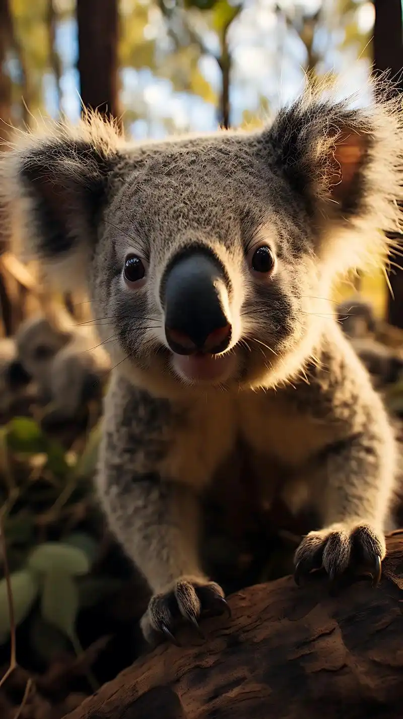 可爱小考拉944k高清壁纸.#治愈系 #萌宠 #手机墙纸 # - 抖音