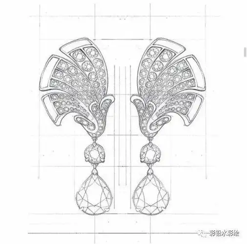 免费领取《756张珠宝首饰设计彩铅/水彩/素描手绘素材》!