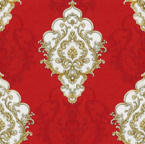 fw方维阿凡达pvc墙纸壁纸黑色蓝色大欧花墙纸u客厅背景