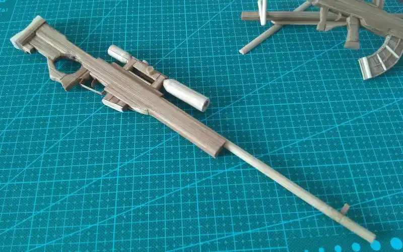 【模型】手残党的筷子手工:awm(展示)