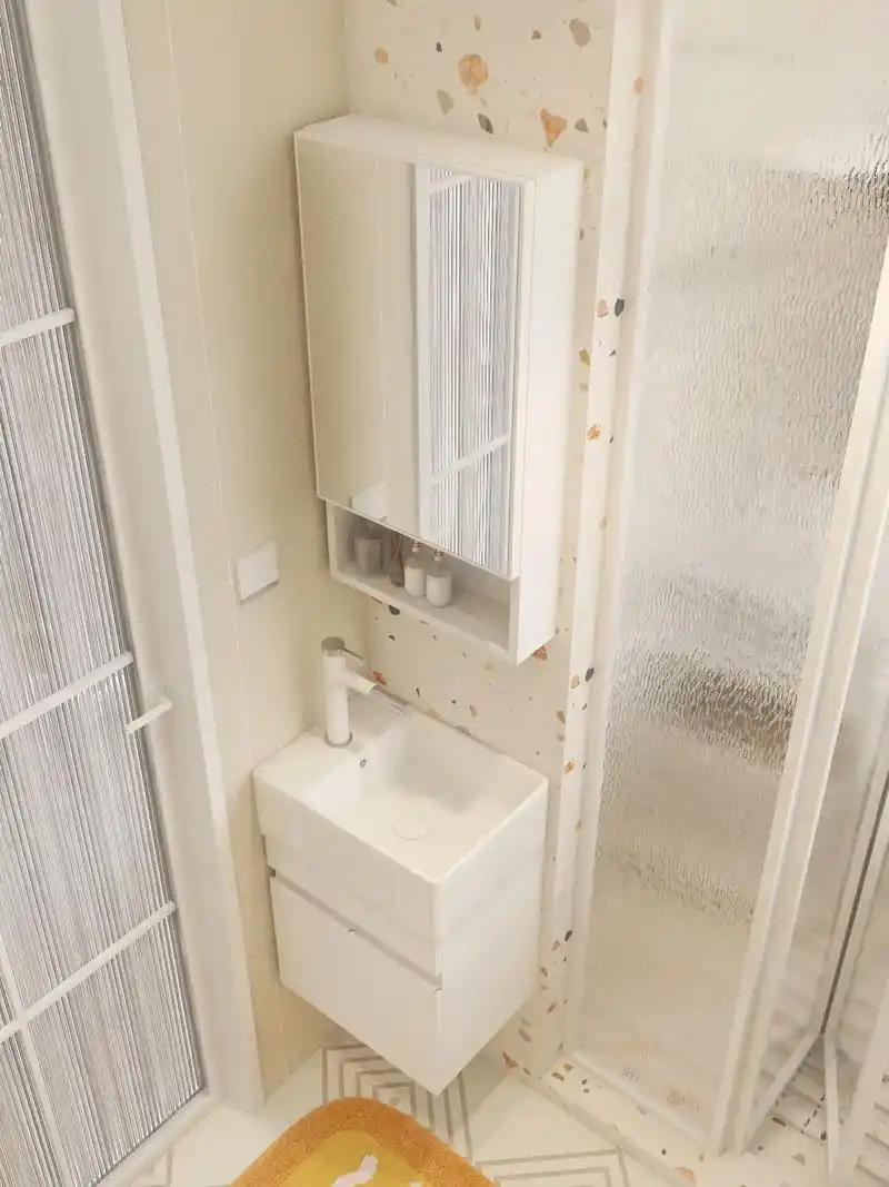 小户型浴室|对30cm迷你浴室柜刮目相看