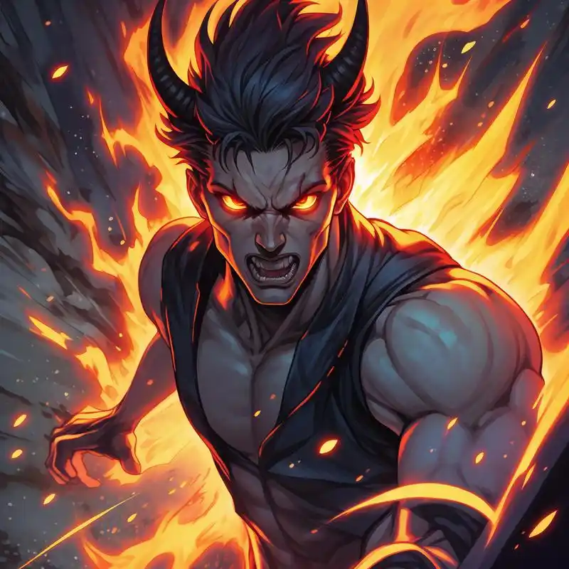 94二次元炫酷恶魔男生头像97 探索二次元的世界,发现炫酷恶魔男生