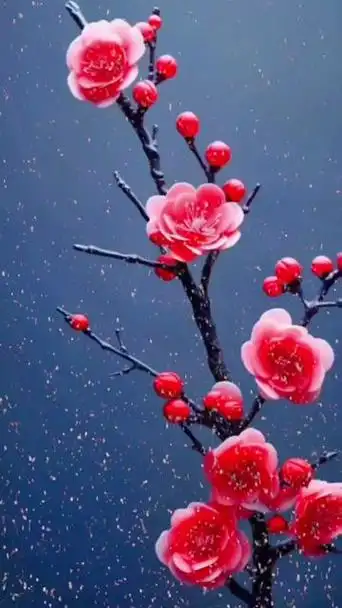 梅花香自苦寒来 #又是雪花飘落的季节 #情感音乐 #雪中梅花