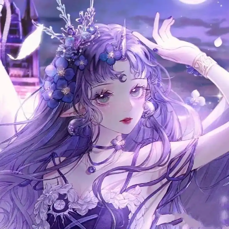 超梦幻的紫色系列头像,赶快收藏吧!