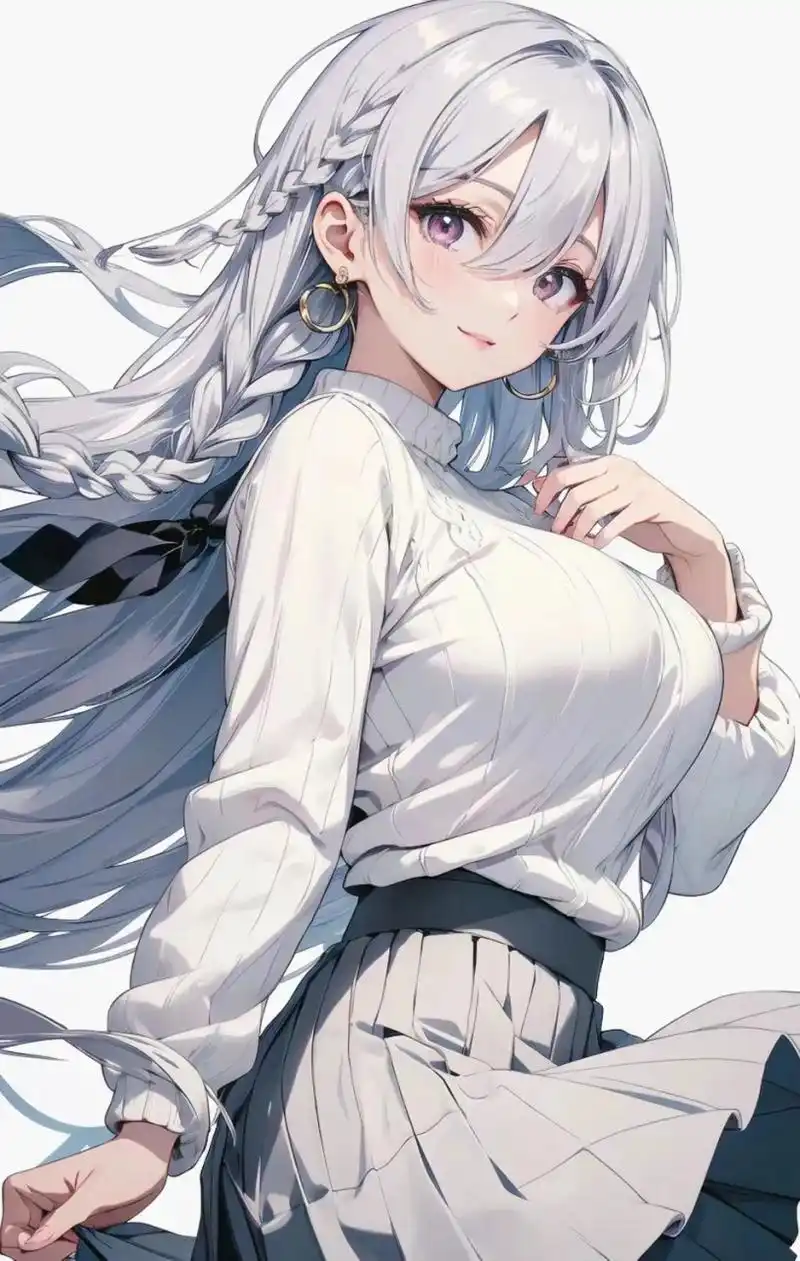 动漫# #壁纸# 白发女孩系列壁纸,时尚的装饰靓丽的造型