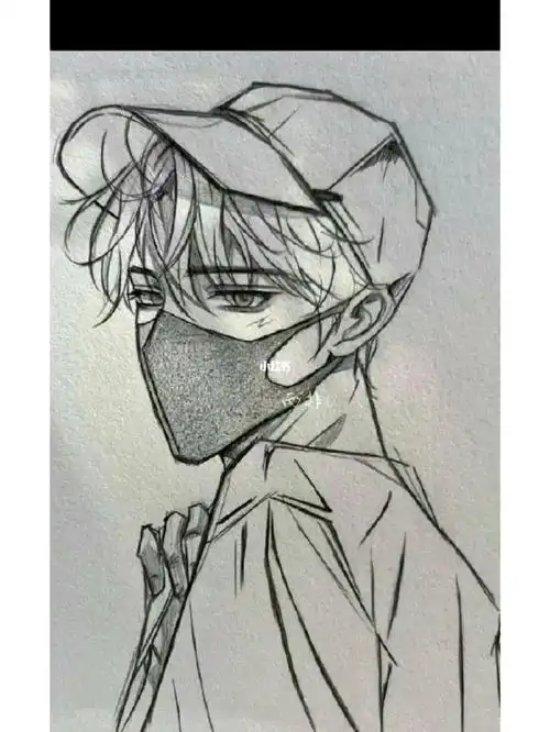 朋友找的画#帅哥 #临摹 #阳光 #校园