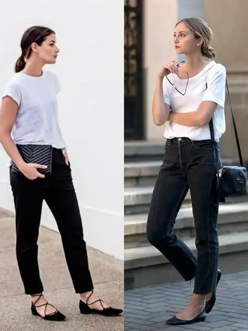 夏天穿靴子配白t恤和牛仔裤,会很热,但是架不住它酷酷的架势,让人很想