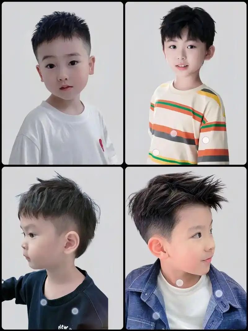 暑假来啦, 男童清爽阳光发型合集登场! 快给儿子安排上吧!