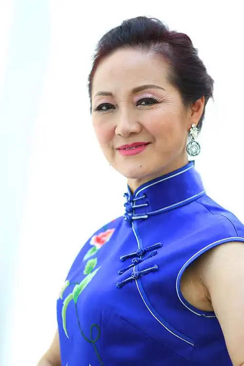 旗袍秀老年人的风采